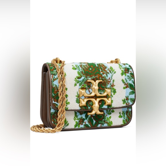 New Tory Burch Flocked Small Eleanor Convertible Shoulder Bag $798 - Picture 4 of 10
